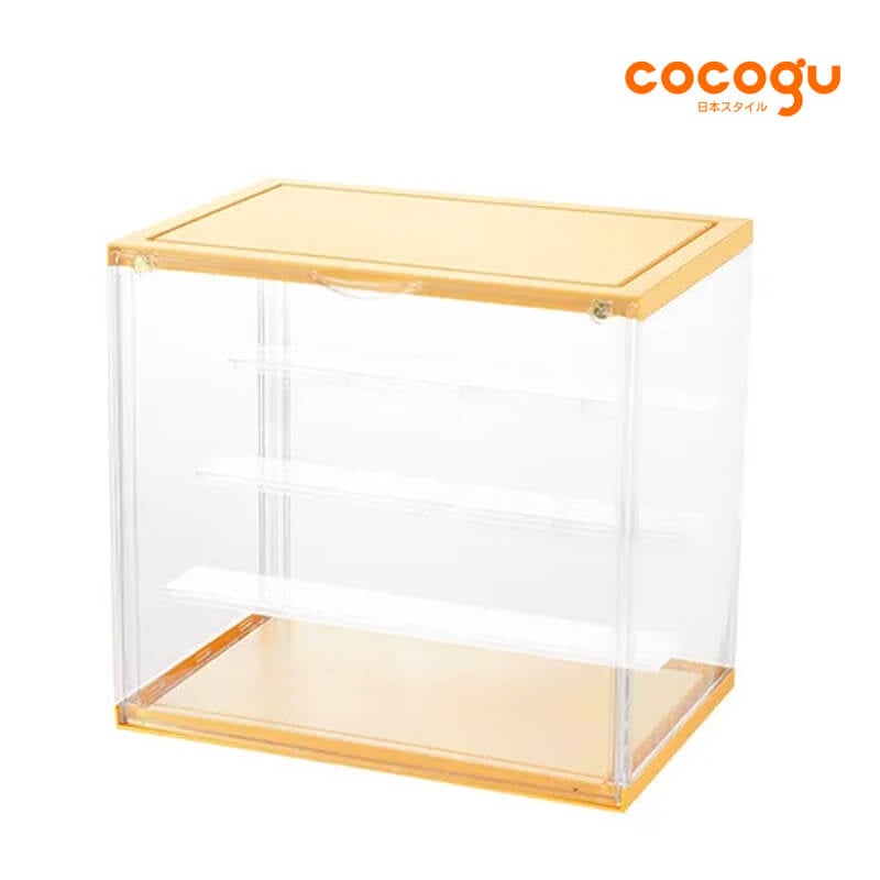 กล่องจัดเก็บโมเดล COCOGU รุ่น 870 size XL สีเหลือง_0