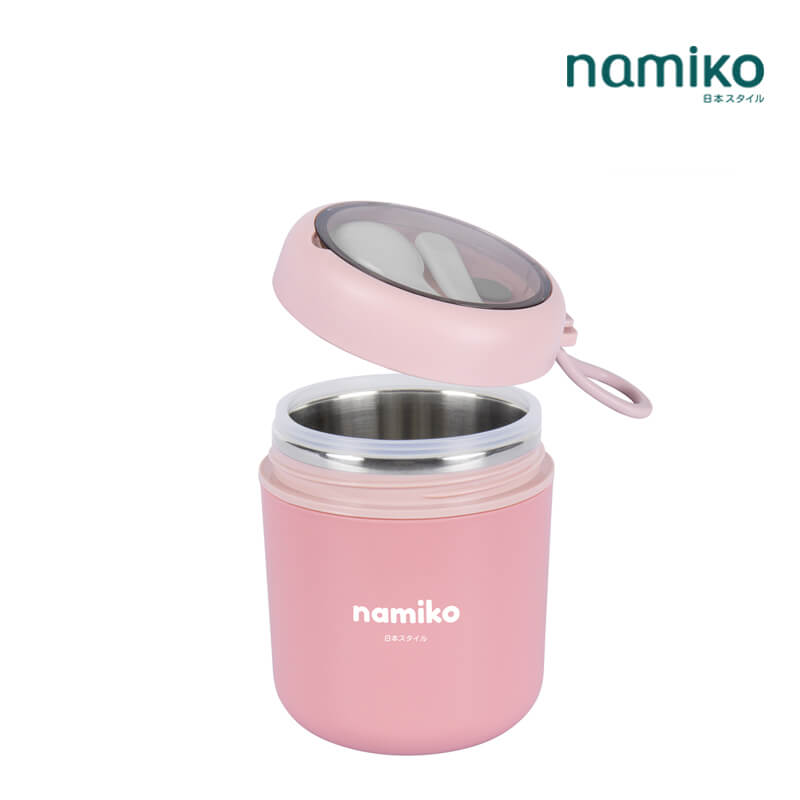 ถ้วยซุปสแตนเลส Namiko รุ่น #6713 530 ml สีชมพู_6