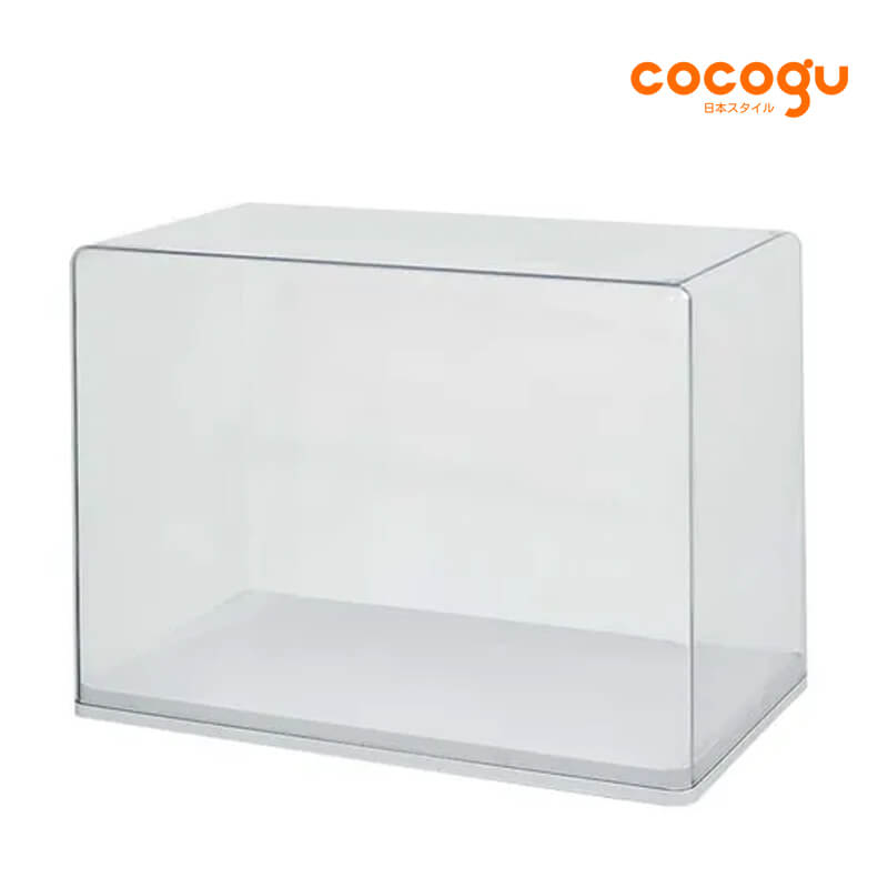 กล่องจัดเก็บโมเดล COCOGU รุ่น size L 1 ชั้น สีขาว
