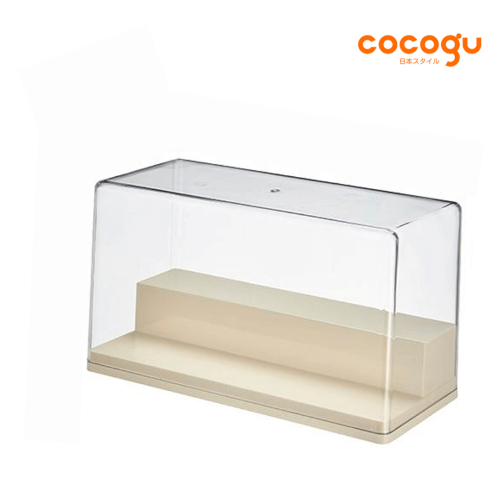กล่องจัดเก็บโมเดล COCOGU รุ่น size S 2 ชั้น สีครีม_0