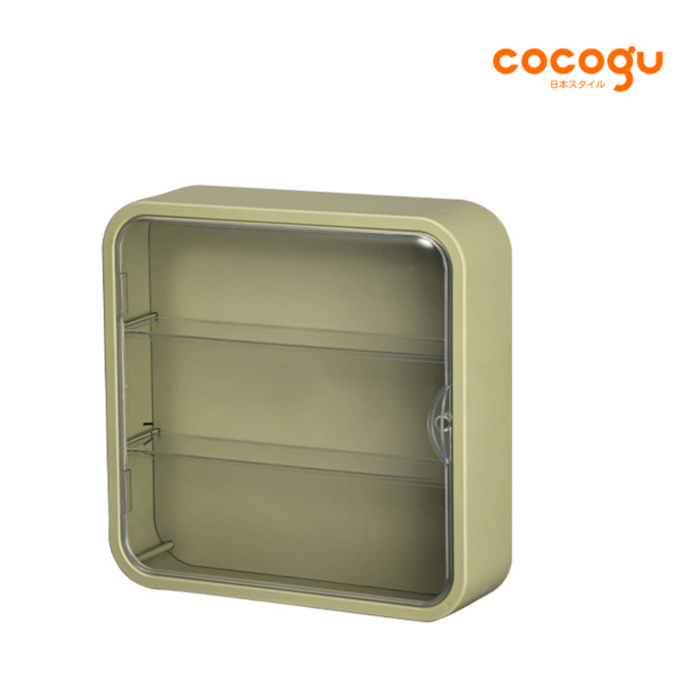 กล่องโชว์โมเดลติดผนัง COCOGU รุ่น 886 สีเขียว