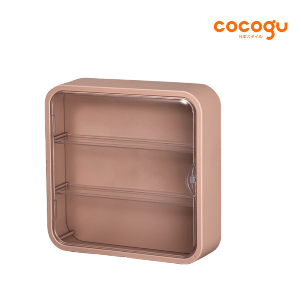 กล่องโชว์โมเดลติดผนัง COCOGU รุ่น 886 สีน้ำตาล