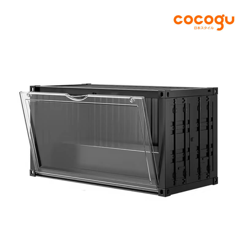 กล่องจัดเก็บโมเดล COCOGU รุ่น 930-1 มีไฟ สีดำ