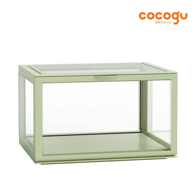 กล่องจัดเก็บโมเดล COCOGU รุ่น 892-1 สีเขียว