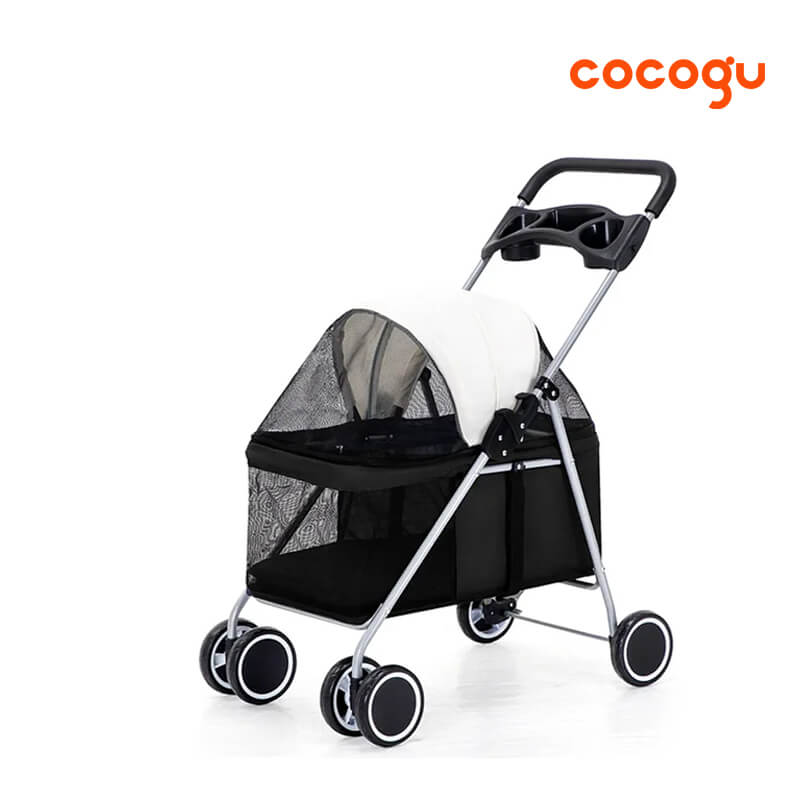 รถเข็นสัตว์เลี้ยง COCOGU รุ่น DTC-807 สีดำ