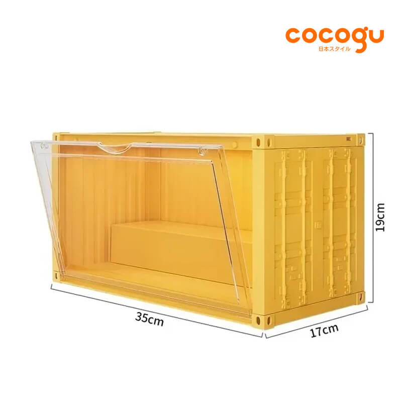 กล่องจัดเก็บโมเดล COCOGU รุ่น 910 สีเหลือง_1