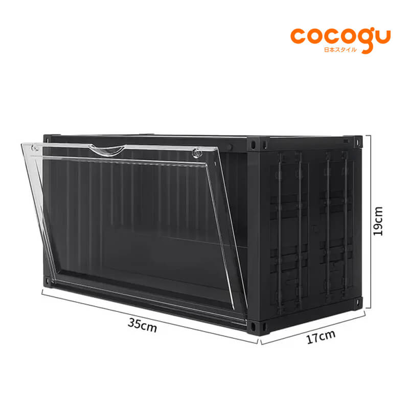 กล่องจัดเก็บโมเดล COCOGU รุ่น 910 สีดำ_1