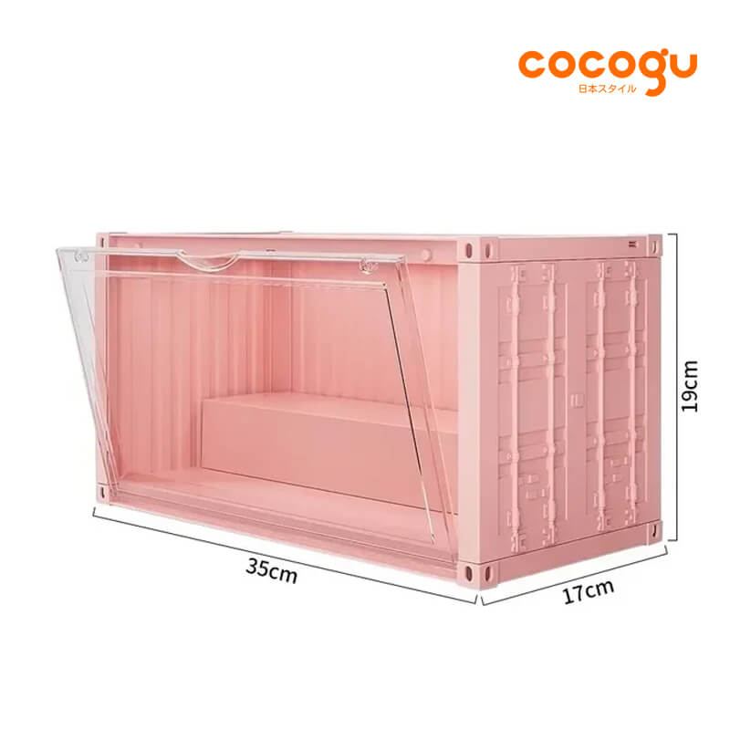 กล่องจัดเก็บโมเดล COCOGU รุ่น 910 สีชมพู_1