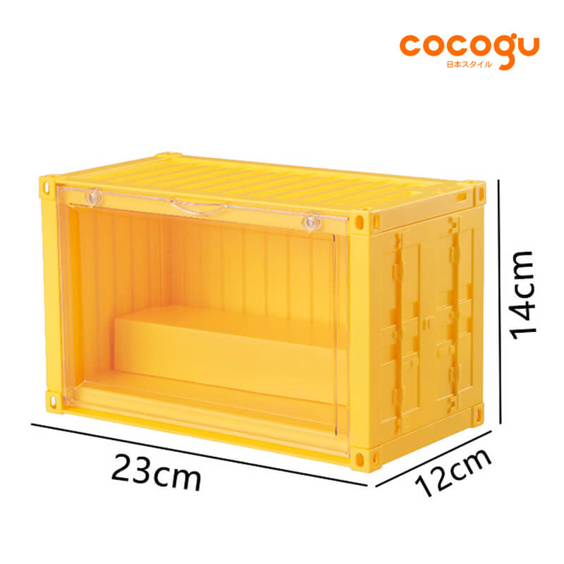 กล่องจัดเก็บโมเดล COCOGU รุ่น 930 สีเหลือง_1
