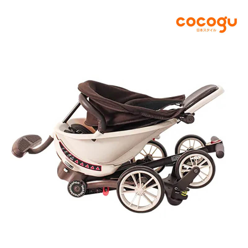 รถเข็นเด็ก COCOGU รุ่น V18 สีน้ำตาล_2