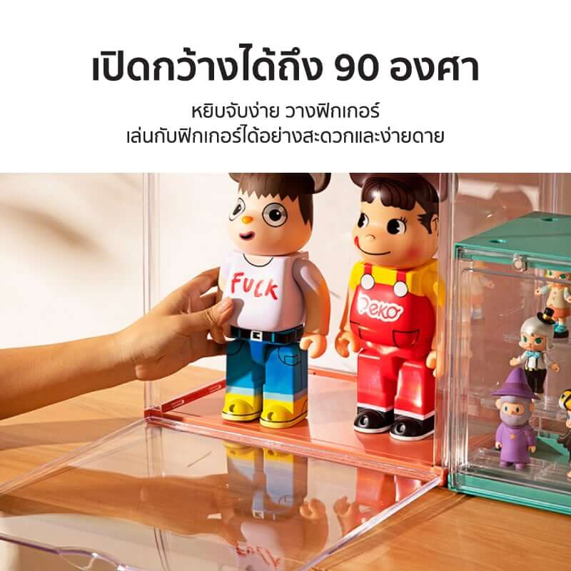 กล่องจัดเก็บโมเดล COCOGU รุ่น 870 size XL สีเหลือง_2