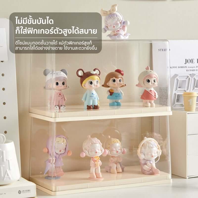 กล่องจัดเก็บโมเดล COCOGU รุ่น size L 4 ชั้น สีเขียว_3