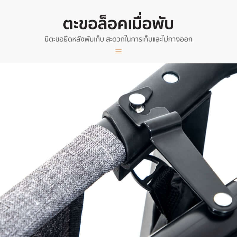 รถเข็นสัตว์เลี้ยง COCOGU รุ่น DTC-802 สีน้ำเงิน
