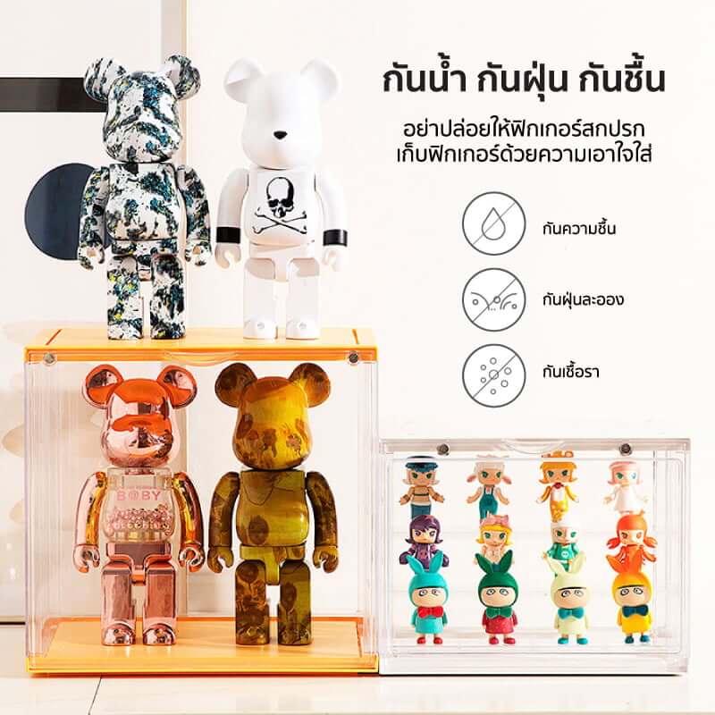 กล่องจัดเก็บโมเดล COCOGU รุ่น 870 size XL สีเหลือง_5