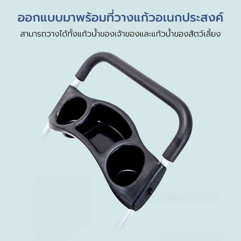 รถเข็นสัตว์เลี้ยง COCOGU รุ่น DTC-807 สีน้ำเงิน