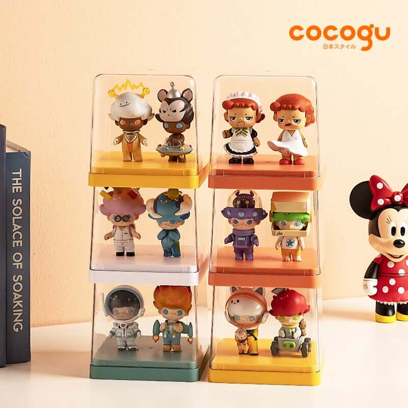กล่องจัดเก็บโมเดล COCOGU รุ่น 863 สีเหลือง