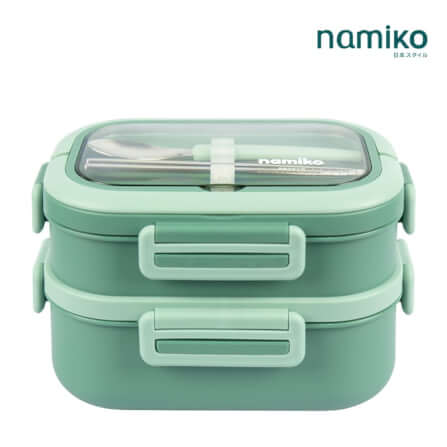 กล่องอาหาร Namiko รุ่น #6715 1650 ml สีเขียว_0