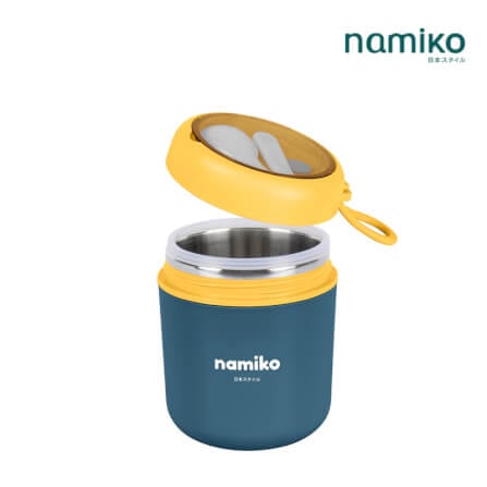 ถ้วยซุปสแตนเลส Namiko รุ่น #6713 530 ml สีน้ำเงิน_0