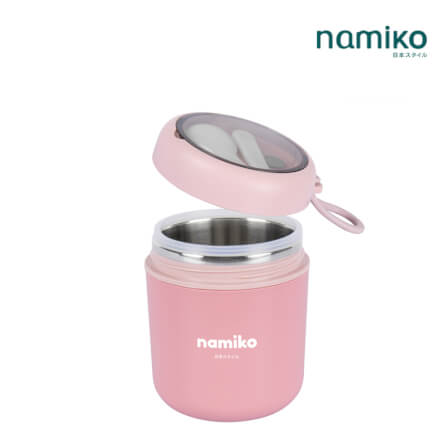 ถ้วยซุปสแตนเลส Namiko รุ่น #6713 530 ml สีชมพู