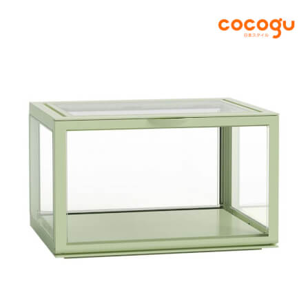 กล่องจัดเก็บโมเดล COCOGU รุ่น 892-1 สีเขียว