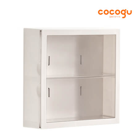 กล่องโชว์โมเดลติดผนัง COCOGU รุ่น 882 สีขาว_0