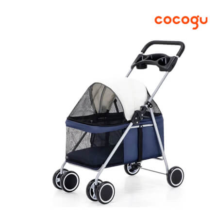 รถเข็นสัตว์เลี้ยง COCOGU รุ่น DTC-807 สีน้ำเงิน_0