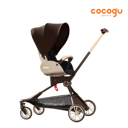 รถเข็นเด็ก COCOGU รุ่น V9 สีน้ำตาล_1