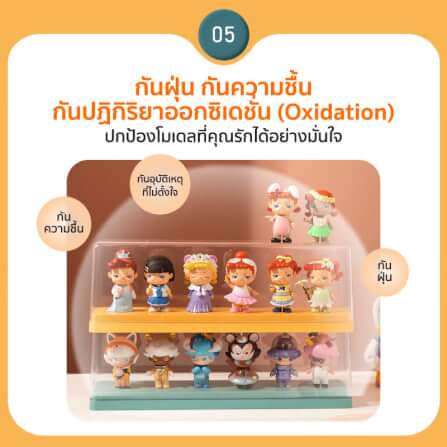 กล่องจัดเก็บโมเดล COCOGU รุ่น 866 สีครีม_5