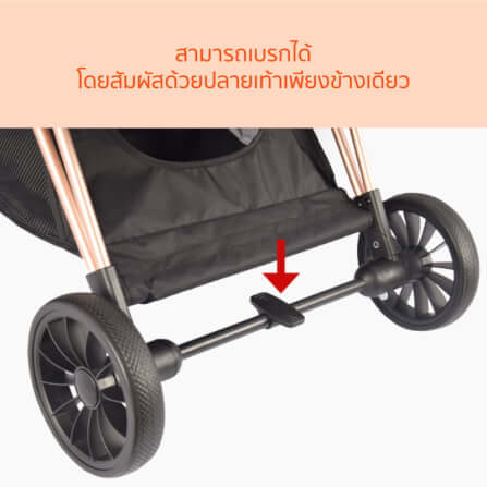 รถเข็นสัตว์เลี้ยง COCOGU รุ่น BC1-G สีดำ_5