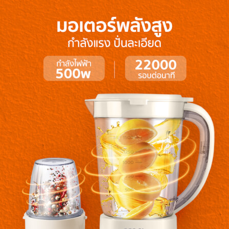 เครื่องปั่นน้ำผลไม้ SCE PLUS รุ่น BM-A4 สีขาว_3