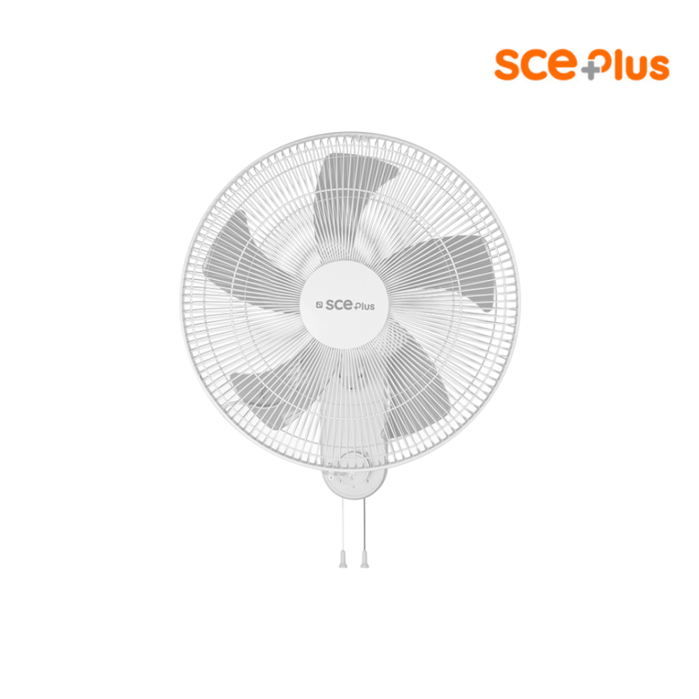 พัดลมติดผนัง 16 นิ้ว SCE Plus รุ่น WF-6 สีขาว