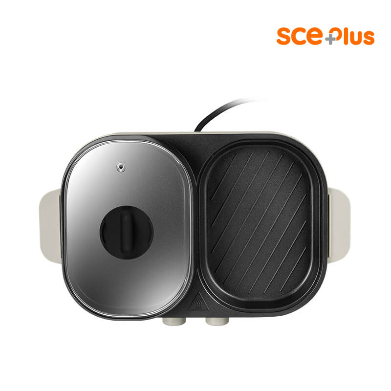 เตาปิ้งย่างไฟฟ้า SCE Plus รุ่น G20 สีครีม