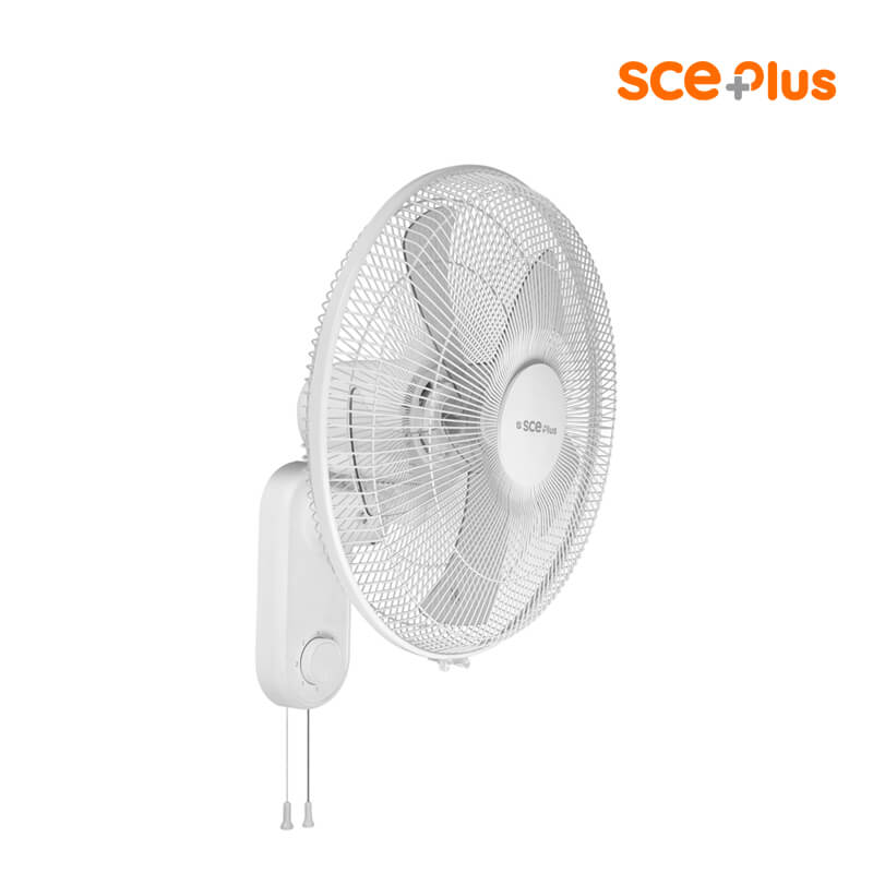 พัดลมติดผนัง 16 นิ้ว SCE Plus รุ่น WF-6 สีขาว
