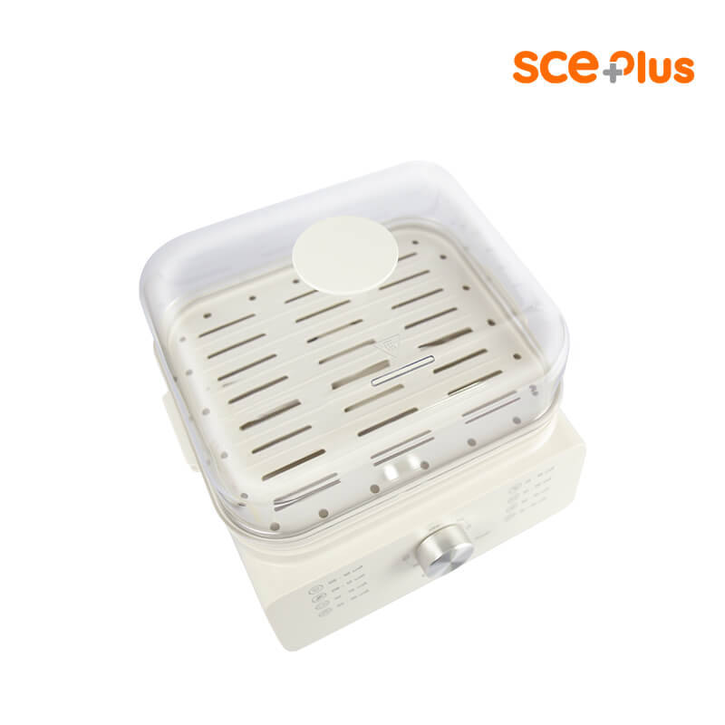หม้อนึ่งอาหารไฟฟ้า 3 ชั้น SCE Plus รุ่น ES1 สีขาว_1