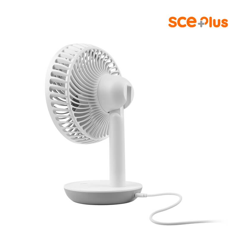 พัดลมพกพา SCE Plus รุ่น TF1 สีขาว