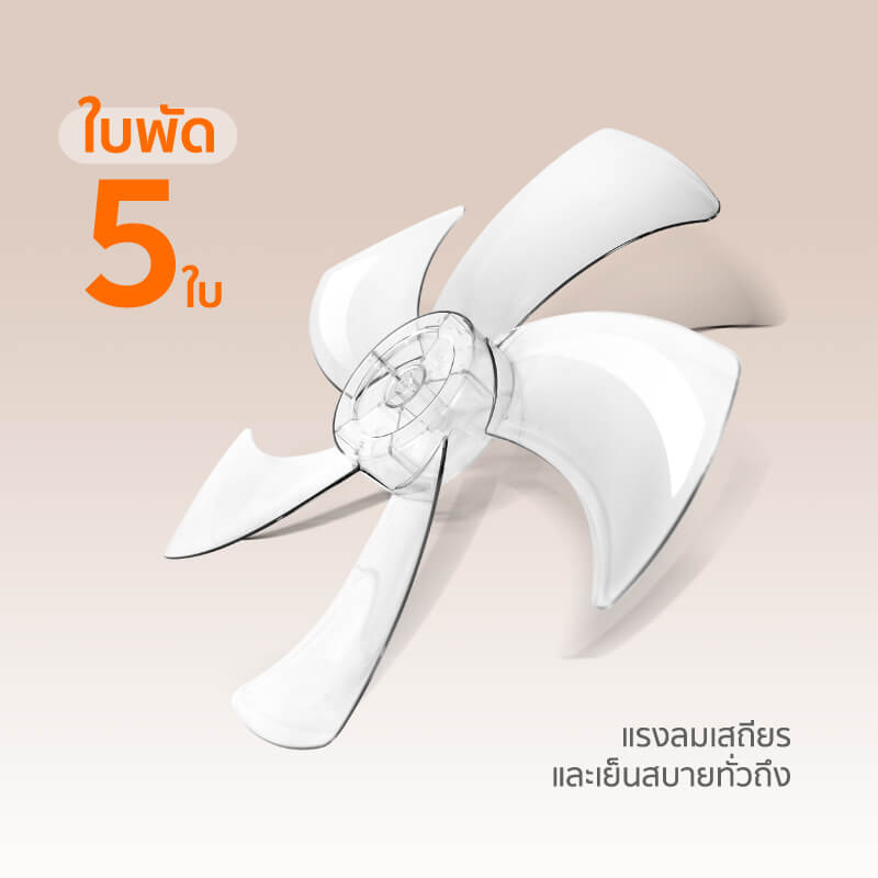 พัดลมตั้งพื้น 16 นิ้ว SCE Plus รุ่น RF3 สีขาว