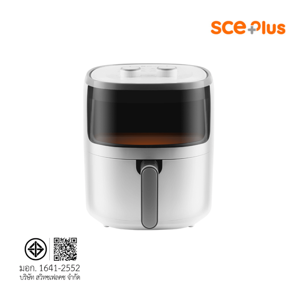 หม้อทอดไร้น้ำมัน SCE Plus รุ่น Z-LED5 สีขาว