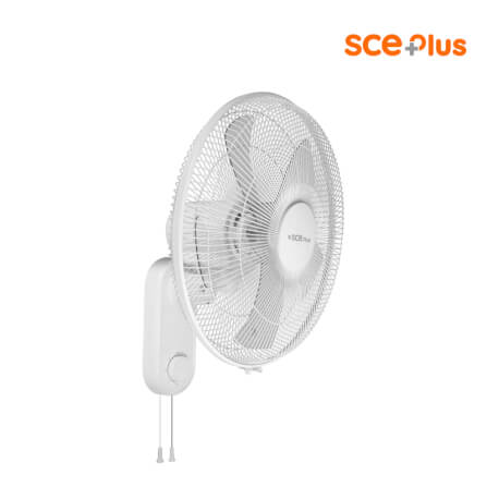 พัดลมติดผนัง 16 นิ้ว SCE Plus รุ่น WF-6 สีขาว_1