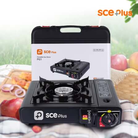 เตาแก๊สปิคนิค SCE Plus รุ่น PG1 สีดำ_8