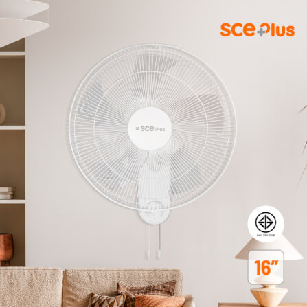 พัดลมติดผนัง 16 นิ้ว SCE Plus รุ่น WF-6 สีขาว_7