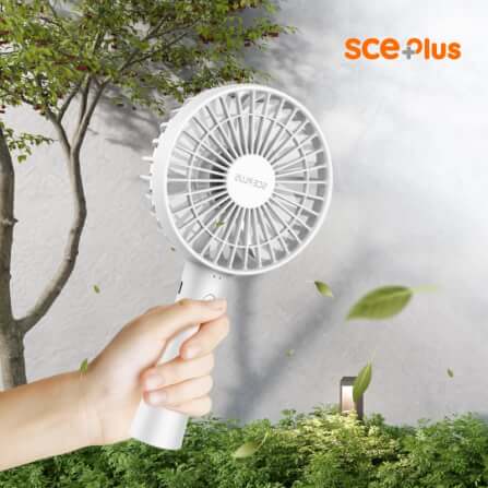 พัดลมพกพา SCE Plus รุ่น HF-1 สีขาว_5