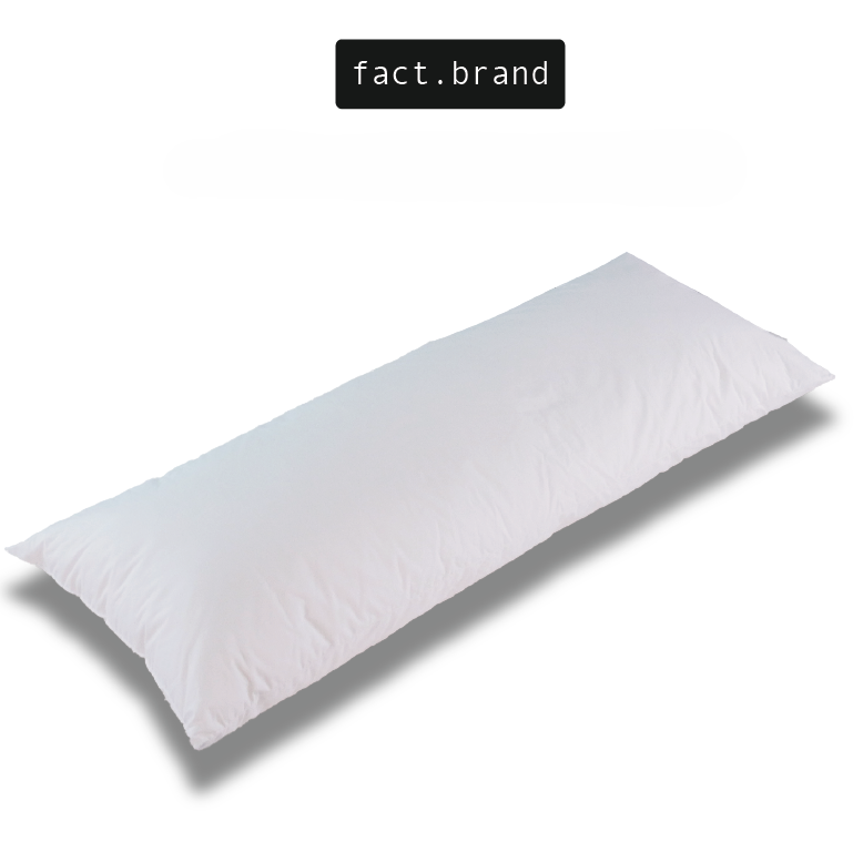 หมอนข้าง Fact.Brand เส้นใยฮอลโลคอนจูเกด สีขาว _0