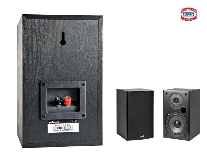 ลำโพง  Polk Audio T15 Bookshelf Speakers_6