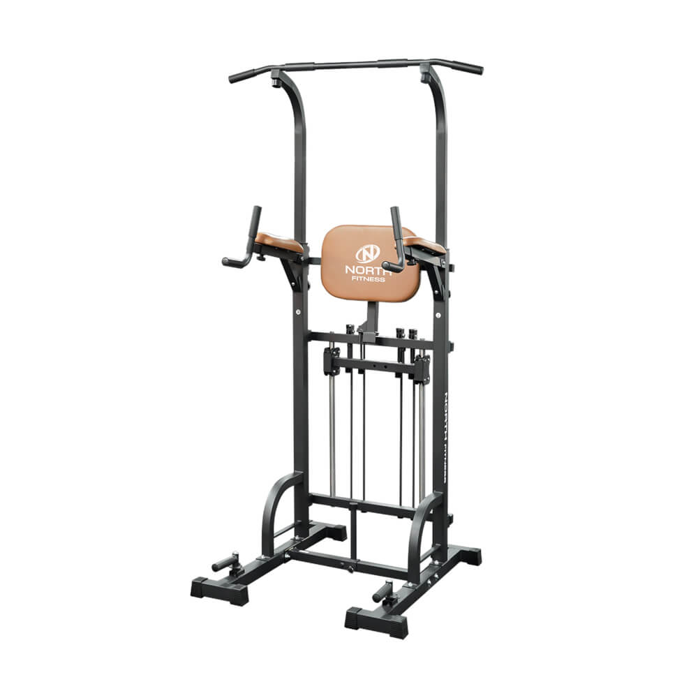 บาร์โหนตั้งพื้น NORTH FITNESS POWER CHIN DIP รุ่น CD-100 ปรับระดับ บริหารหน้าท้อง ใช้งานได้หลากหลาย