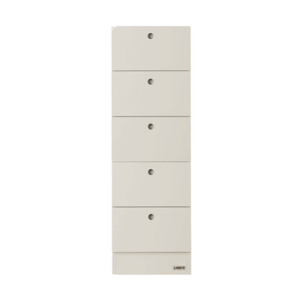 ตู้ลิ้นชักเหล็ก 5 ลิ้นชัก LEECO LC03-D MARBLE WHITE
