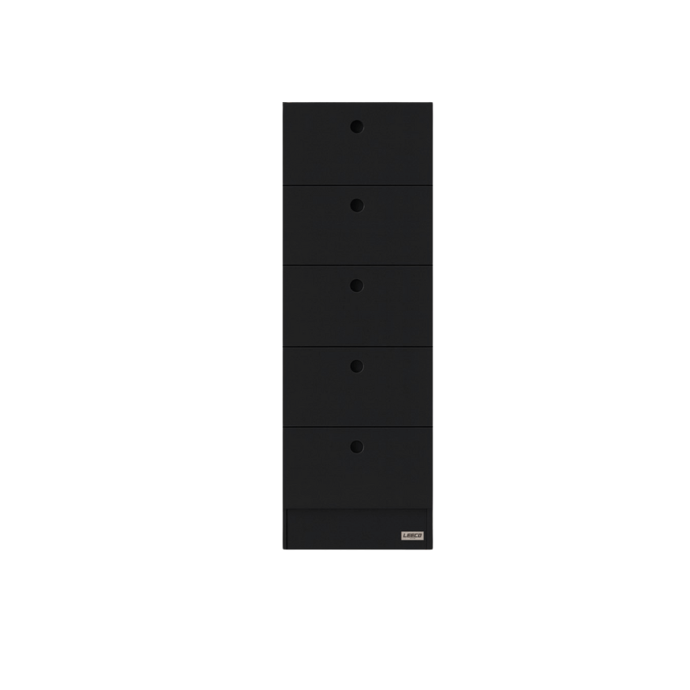 ตู้ลิ้นชักเหล็ก 5 ลิ้นชัก LEECO LC03-D SHADOW BLACK