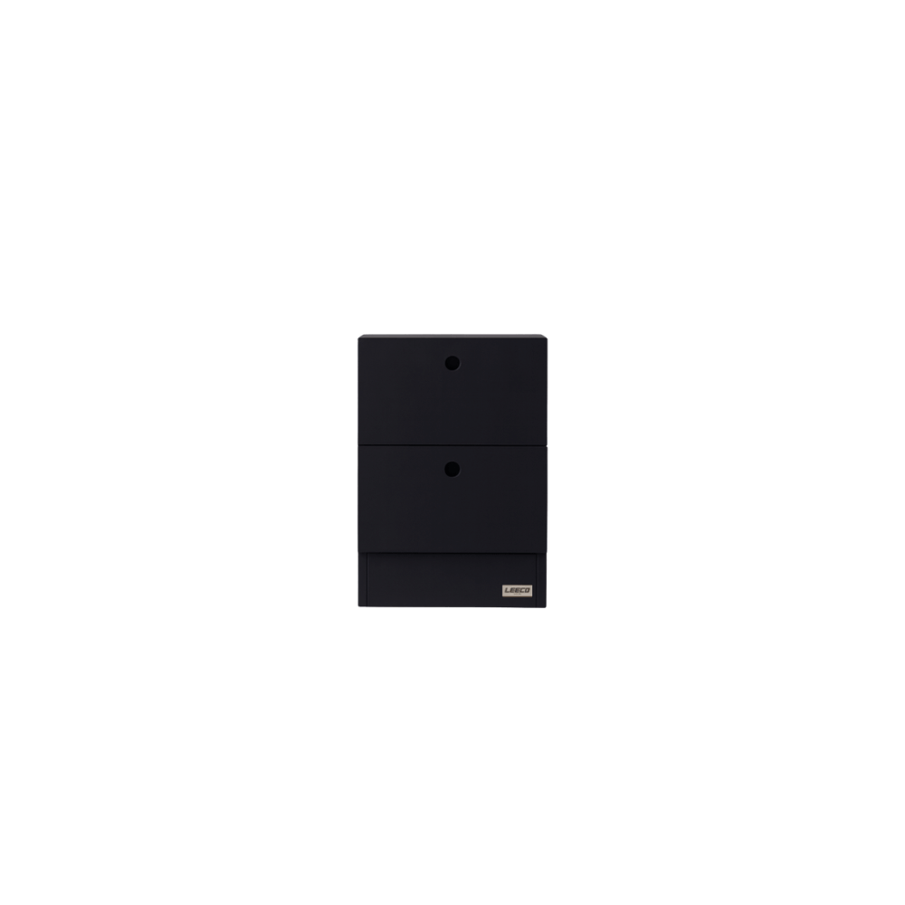 ตู้ลิ้นชักเหล็ก 2 ลิ้นชัก LEECO LC03-A SHADOW BLACK