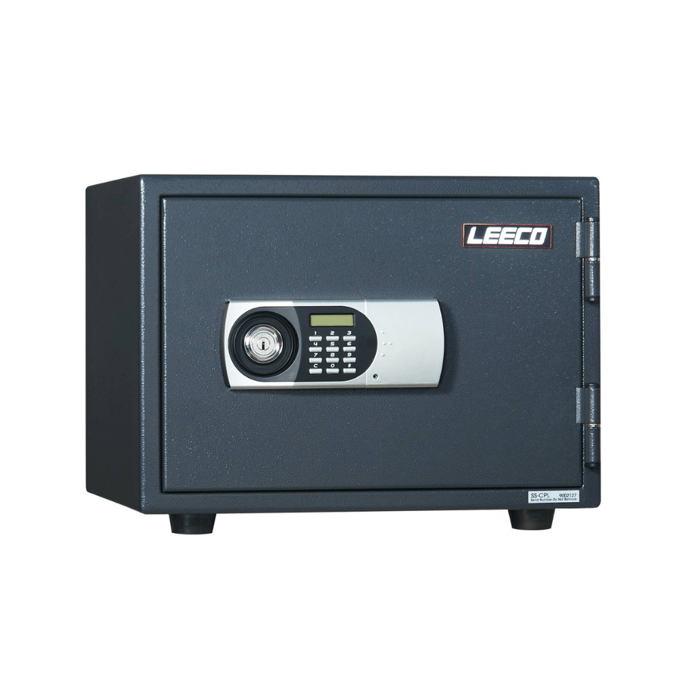 ตู้เซฟนิรภัยกันไฟ LEECO SS-CPL สีเทาเข้ม