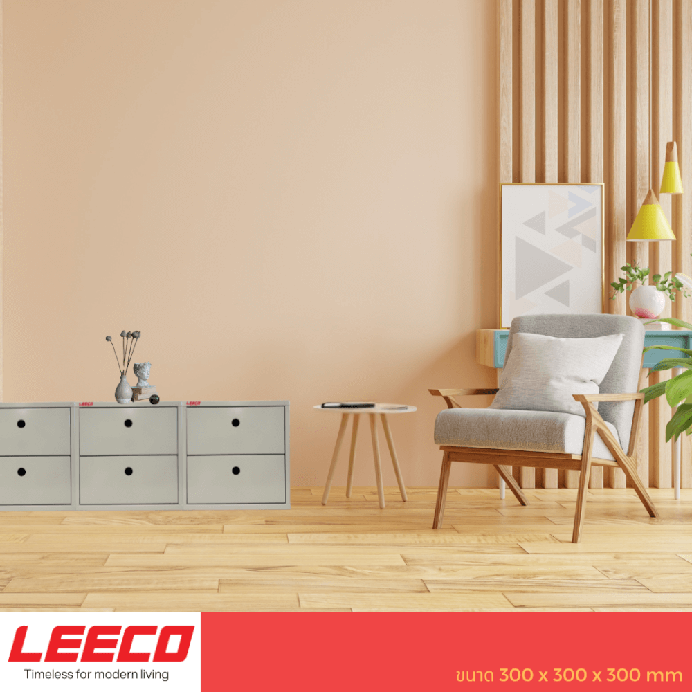 ตู้โชว์ ตู้แขวน LEECO BX-2D สีเทา