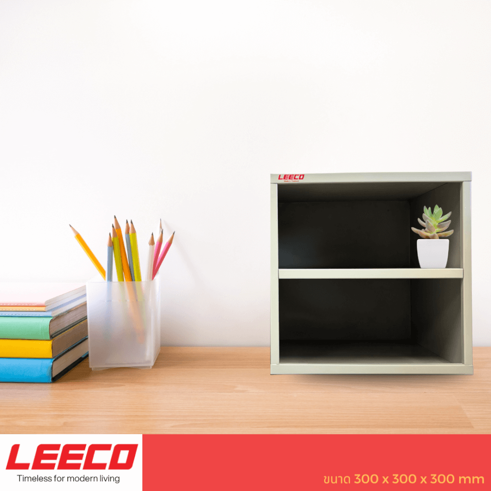 ตู้โชว์ ตู้แขวน LEECO BX-1D สีเทา